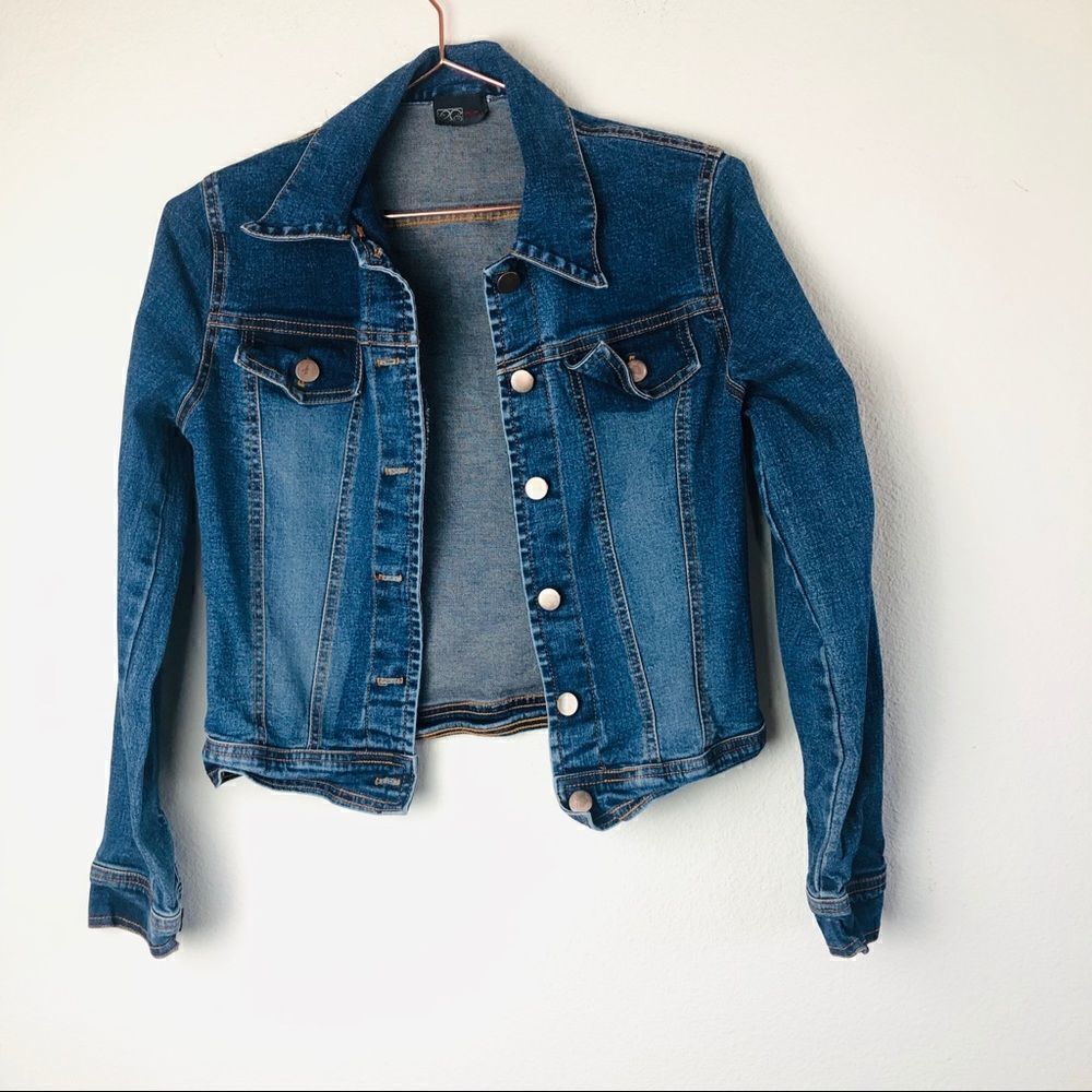 EUC ANGL Denim Button Down Jacket XS - Picture 2 of 6